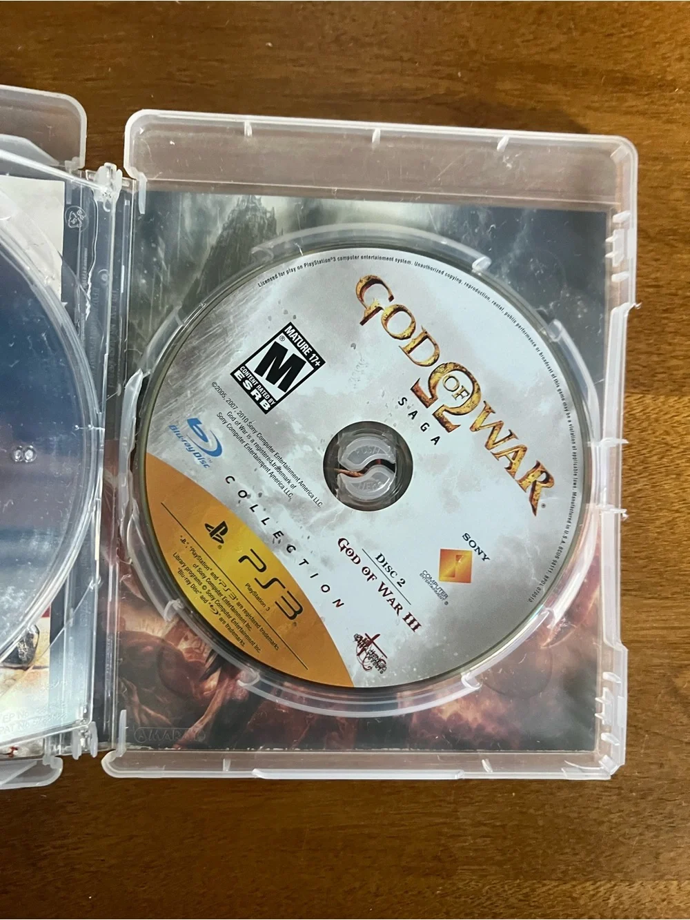 (Only 1/2 discs working!) PS3 God of War Saga CIB